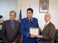 Remise de diplômes aux officiers bénéficiaires