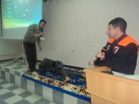 Association Thaghmat, Risques du gaz et secourisme au menu d'une journée d'information.