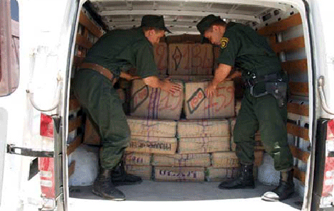 وحدات الدرك والجيش بورقلة تحجز 4.57 قنطارا من الكيف المعالج