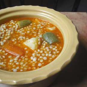 Berkoukeche aux légumes et viande