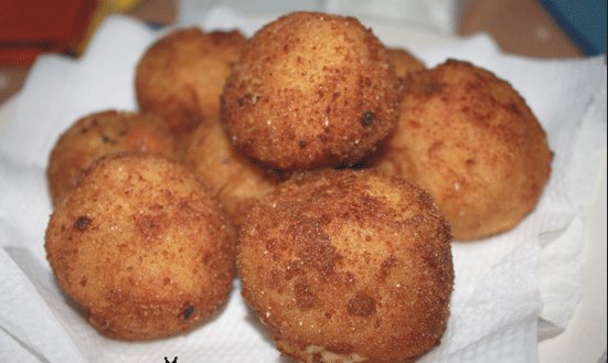 كريات البطاطا بالجبن و التونة