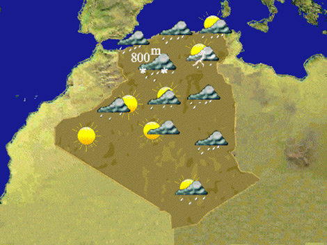 أمطار غزيرة متوقعة على ولايتي ايليزي و تمنراست