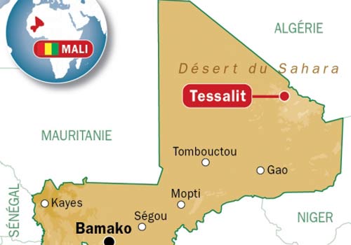 La France va installer un base militaire au nord du Mali, près de la frontière algérienne