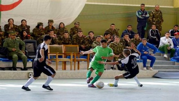 Futsal/championnat national militaire-2014
