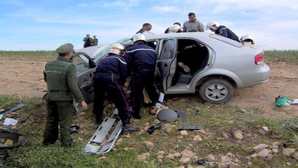 14 morts et 38 blessés dans des accidents de la circulation dans onze wilayas du pays