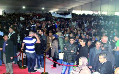 Les six candidats à l'épreuve du terrain