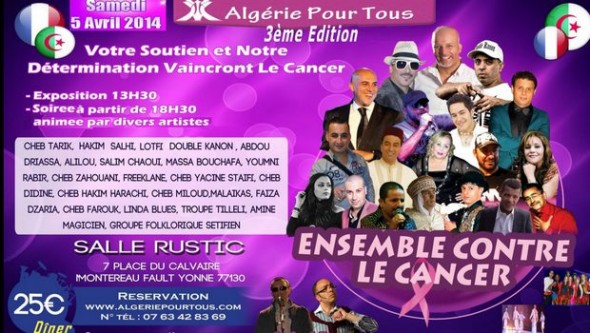Gala caritatif prochainement à Paris en faveur des enfants cancéreux d'Algérie