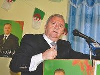 Ali Faouzi Rebaïne hier à M'sila