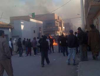 احتجاجات ضد تجمع أويحيى في تيزي وزو