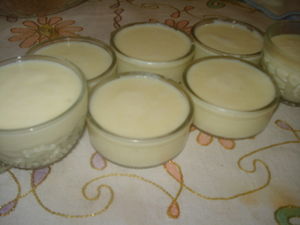 Semoule au lait saveur vanille