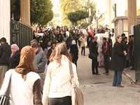 Les étudiants inquiets