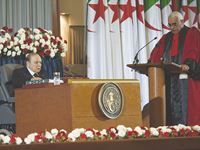 Investiture hier du président de la république au Palais des Nations