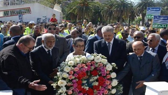 Rassemblement de travailleurs à Alger à l'occasion de la journée internationale du Travail