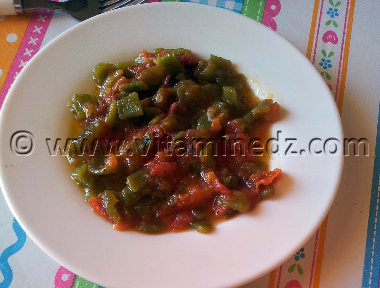 Felfel (Poivron à la tomate)