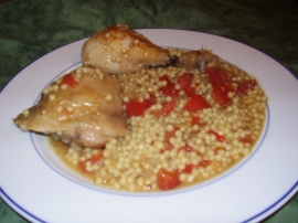 Aïch au poulet et au cumin