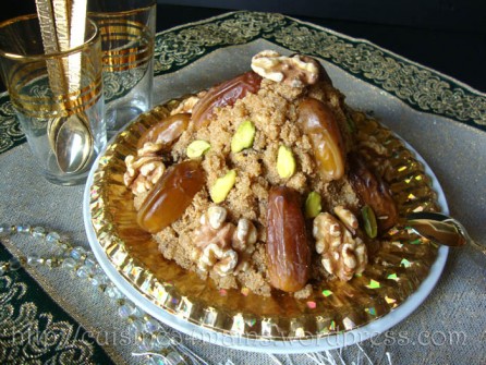 Tamina aux dattes et au blé