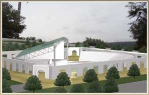 Réalisation d’un théâtre de verdure de 2000 places :