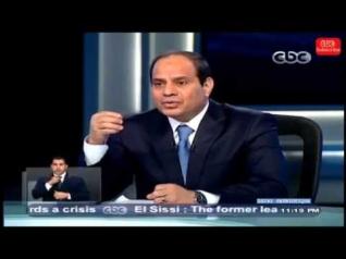 Al Sissi aux Algériens