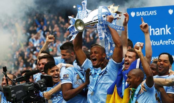 بالفيديو..مانشستر سيتي يستعيد لقب الدوري الإنجليزي الممتاز