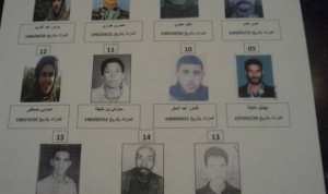 عرض صور وأسماء إرهابيين مطلوبين بسيدي بلعباس