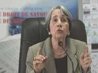 Saïda Benhabylès, présidente du Croissant-Rouge Algérien