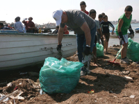 Le port nettoyé de ses déchets