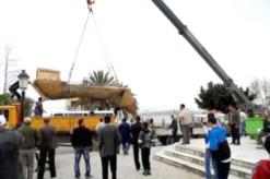 سفينة بابا عروج تخضع لتصليح في مدينة جيجل