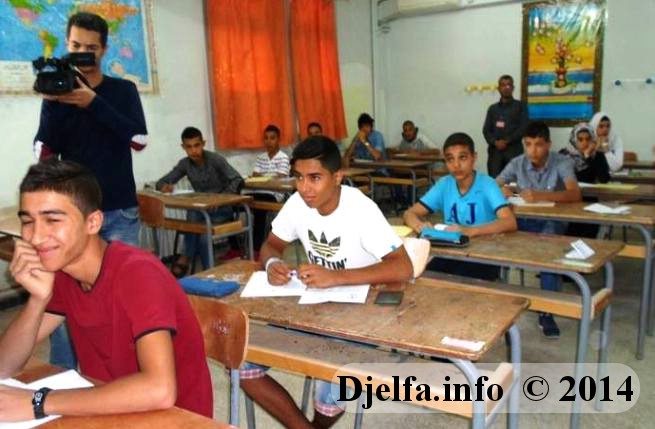 والي الجلفة يشرف على عملية إنطلاق إمتحانات شهادة التعليم المتوسط من مؤسسة 