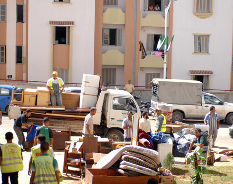 ترحيل 1100 عائلة الاثنين نحو بلدية أولاد شبل بالعاصمة