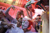 Liesse dans les rues de la capitale