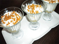 Crème glacée aux raisins secs