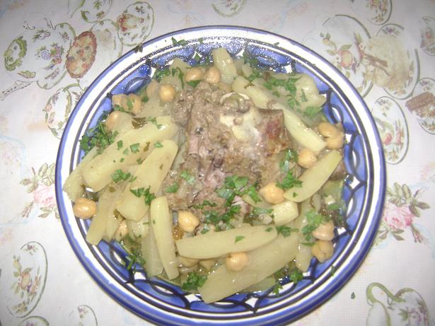 اللحم باللفت