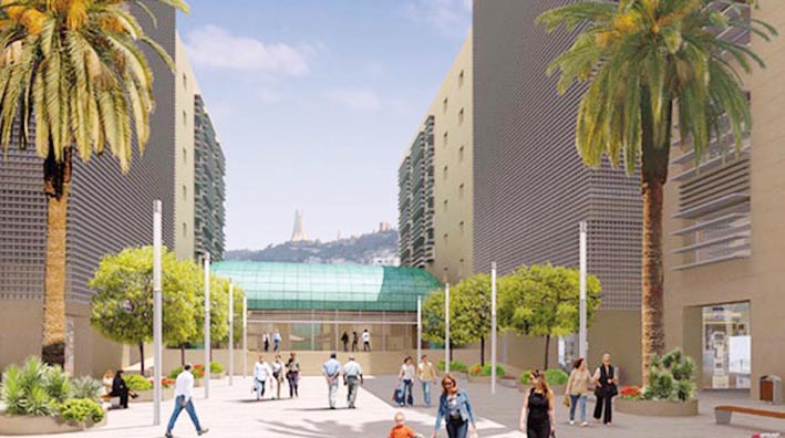 La cité financière Belhaffaf à Alger