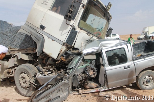حوادث المرور بولاية الجلفة في تزايد وضحاياها في ارتفاع ... وحصة الأسد بالبلديات التي يمرّ بها الطريق الوطني رقم 1