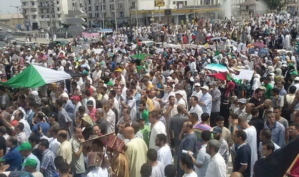 بالفيديو...مسيرة اليوم من الجزائر العاصمة دعما لغزة