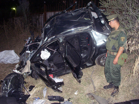 مقتل 7 أفراد من عائلة بينهم عسكري في اصطدام سيارتين بالمحمدية في معسكر