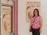 ELLE A EXPOSE RECEMMENT EN ITALIE