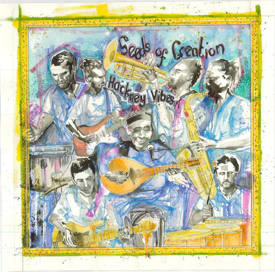 Seddik Zebiri et son groupe Seeds of creation au festival de musique africaine de Londres