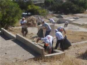 جزائر الخير  تُطلق حملة تنظيف مقابر بمعسكر