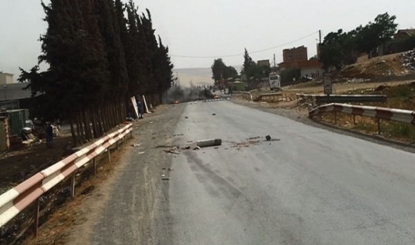 بالصور .. إخلاء مقر للحرس البلدي بسعيد عبيد بالبويرة