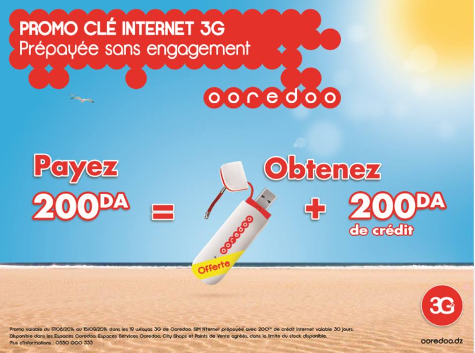 Ooredoo enrichit ses offres 3G pour ses clients particuliers