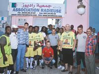 En présence de nombreux africains résidant en Algérie