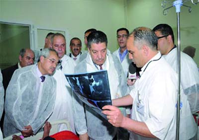 Visite de travail et d'inspection du ministre de la Santé