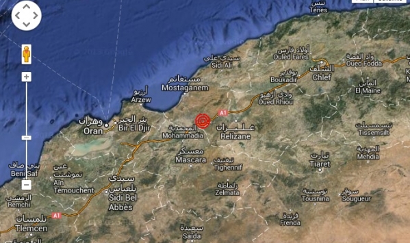 هزة أرضية تهز مستغانم