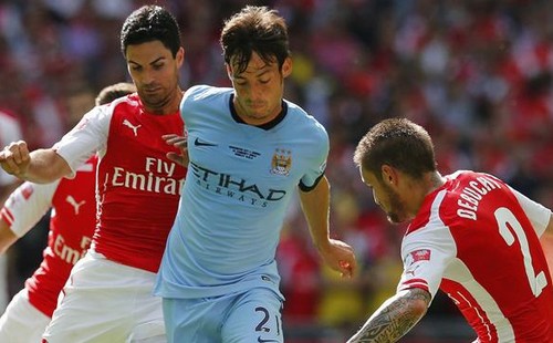 ارسنال المتذبذب يستقبل مانشستر سيتي الجريح في اعنف مواجهات الدوري الانجليزي