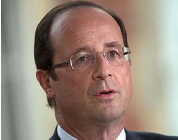 Le président Hollande s'entretient avec Sellal