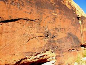 Dessins rupestres d'El Guicha de la Wilaya de Laghouat