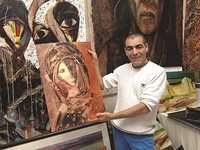 HASSANE AMRAOUI PREND PART AU 1er SYMPOSIUM D'ART MURAL