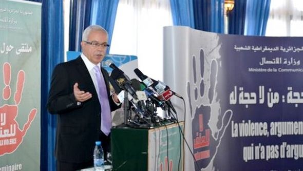 حميد قرين يصرح في ملتقى حول العنف الذي انعقد بالعاصمة