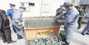 Saisie de 97 kg de kif et 3650 litres de carburant à Tlemcen